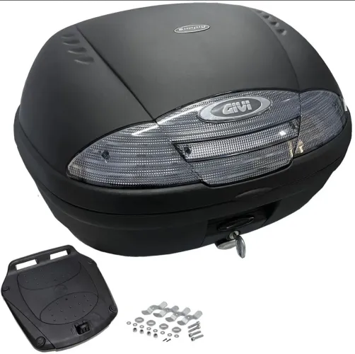 Baú Givi 45 Litros Monolock E450 Simply (Semi-novo / Pouco Uso)
