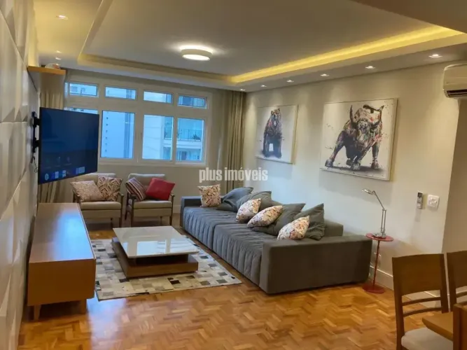 Apartamento Reformado e Mobiliado com 108 m², 3 Quartos e Suíte Master
