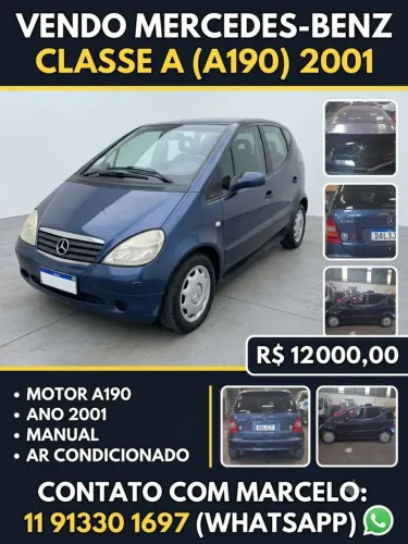 Mercedes-Benz Classe A 190 Classic/ Spirit 1.9 Mec. 2001