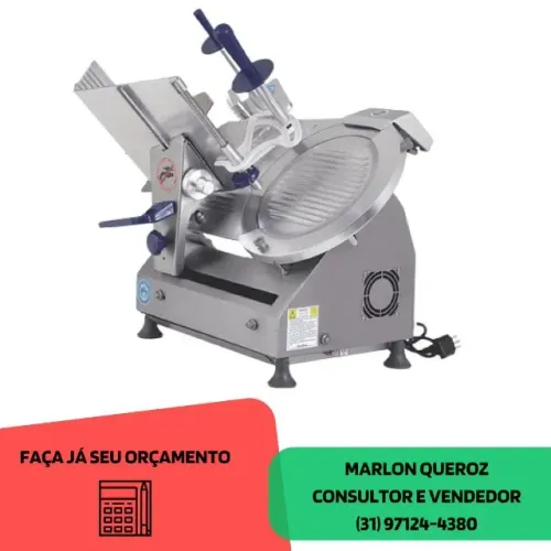 Cortador de Frios Semiautomático 30CM Gural (ajustada a grafia de "Coral")