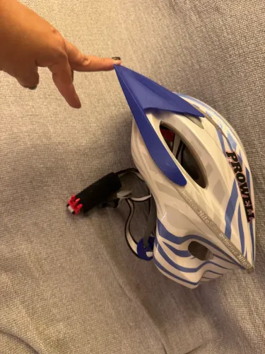 Capacete ciclista prowell com regulagem.