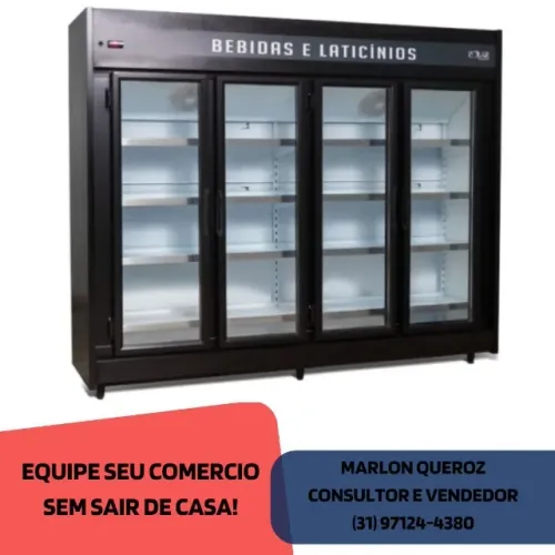 Refrigerador Expositor 4 Portas Polar Novo