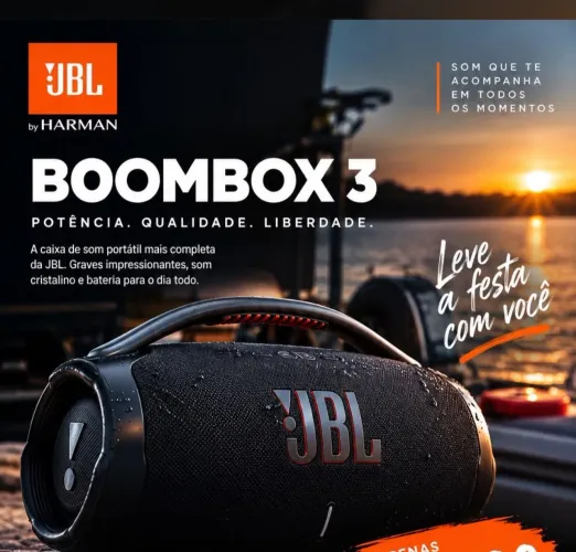 Caixa jbl bombom 3 ORIGINAL