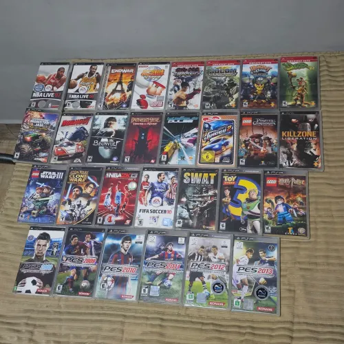 Lote 29 jogos psp originais
