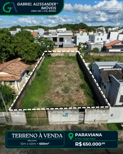 Rua Ministro Sérgio Mota - Paraviana.