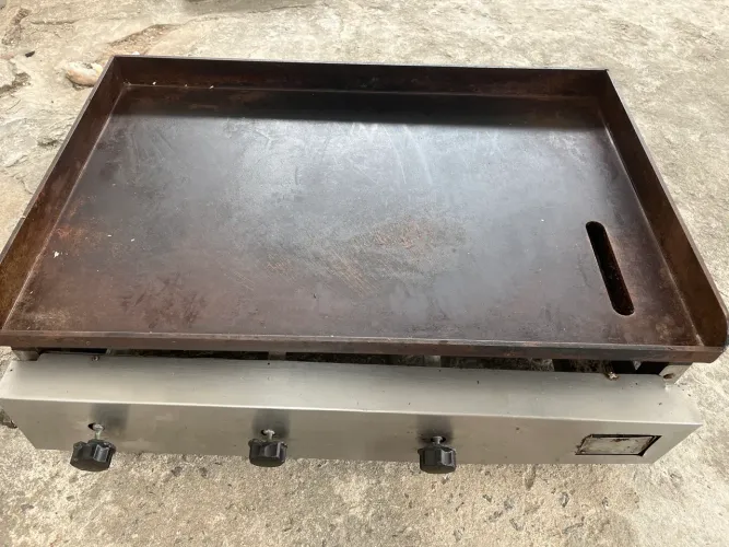 Chapa de lanche de inox 