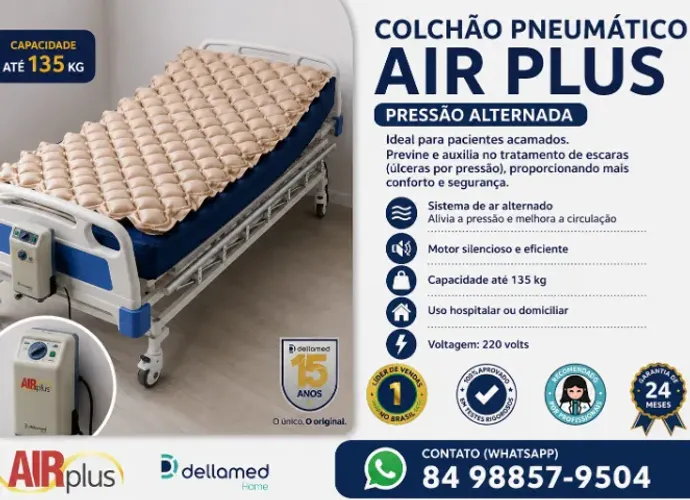 COLCHÃO PNEUMÁTICO AIR PLUS - PRESSÃO ALTERNADA (comprado em 10/07/26)) na garantia