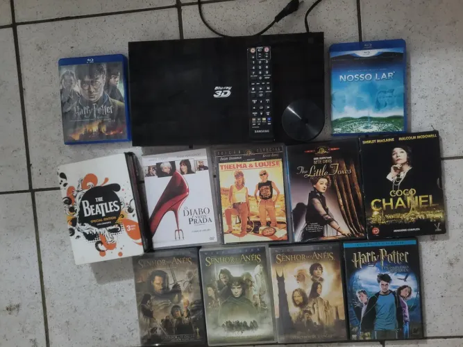 Blu-ray com defeito e dvds 