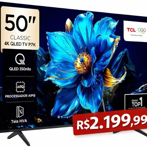 Smartv TCL PK6 4K UHD 50 Polegadas