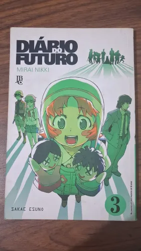 Mangá MIRAI NIKKI (diário do futuro) vol.3 usado