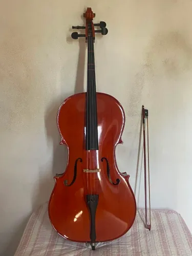 Violoncelo 4/4 marca dominante, seminovo