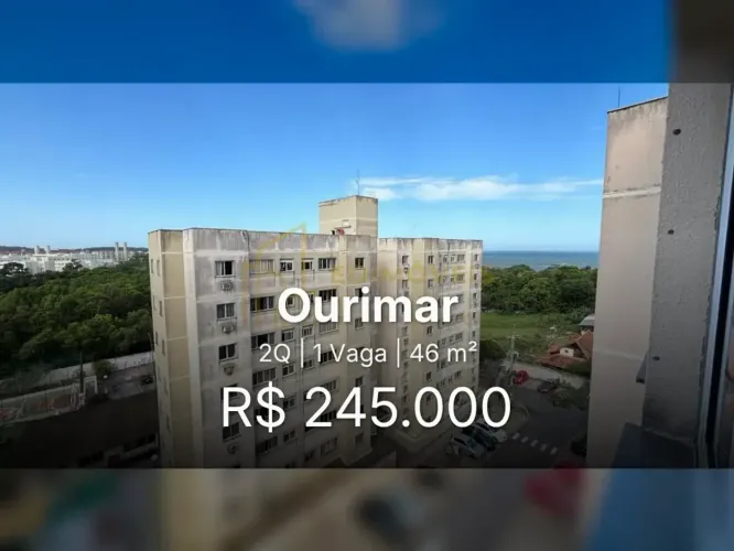 Oportunidade em Ourimar: apartamento ventilado e iluminado!