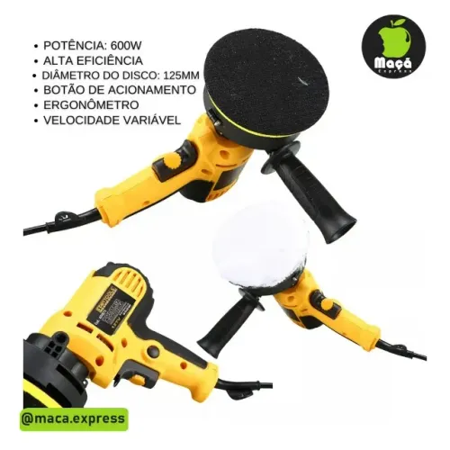 Politriz Angular Automotiva 600w 220v Lixadeira Profissional