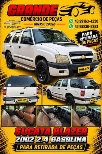Sucata Blazer 2003 2.4 Gasolina - Para retirada de Peças