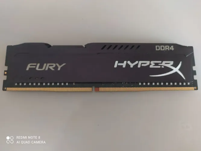 Memoria 8gb DDR4 2666Mhz HyperX Fury. Entrego