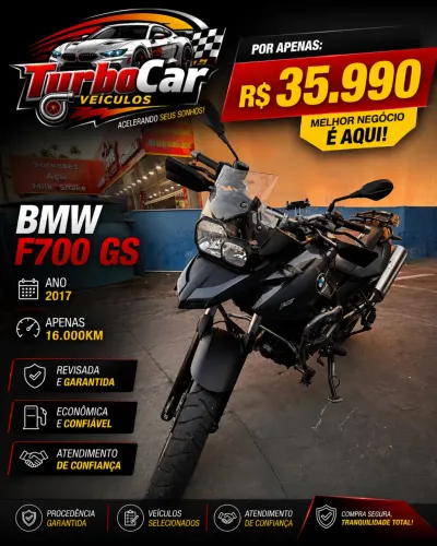 BMW F700 GS com apenas 16.000km muito nova