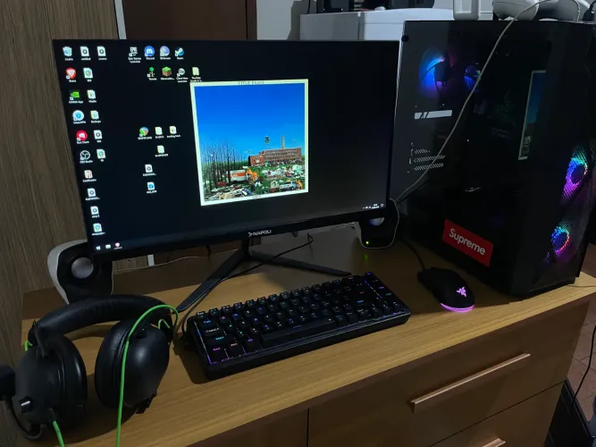 Vendo PC Gamer Completo + Monitor 144Hz + Periféricos Razer/Redragon (Negociável)