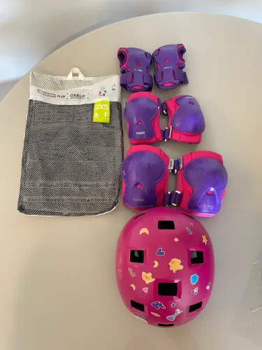 Kit de proteção infantil para patinação 