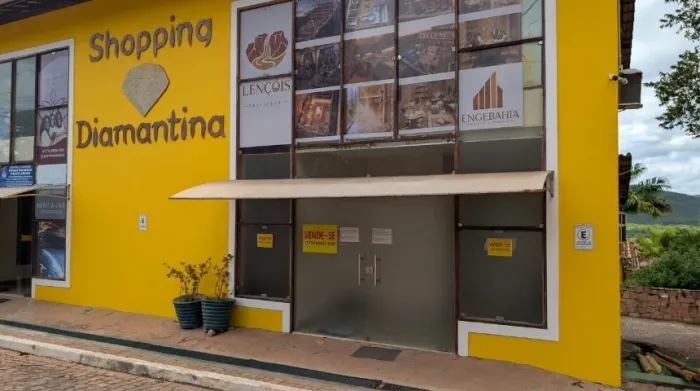 Sala comercial 42 m² no Shopping Diamantina, Lençóis - BA | entrada independente