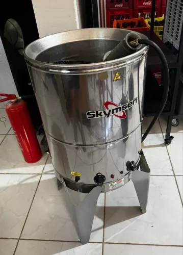 Fritadeira elétrica skymsen 24 litros água e óleo