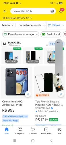 Vendo um celular, zerado, nunca usadona caixa.