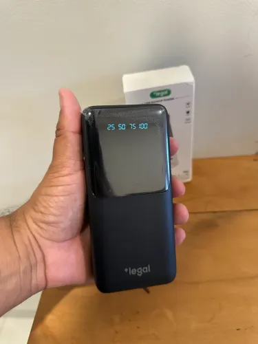 Power Bank +Legal 20.000mAh com 4 Cabos Integrados + Display Digital | Carregamento USB