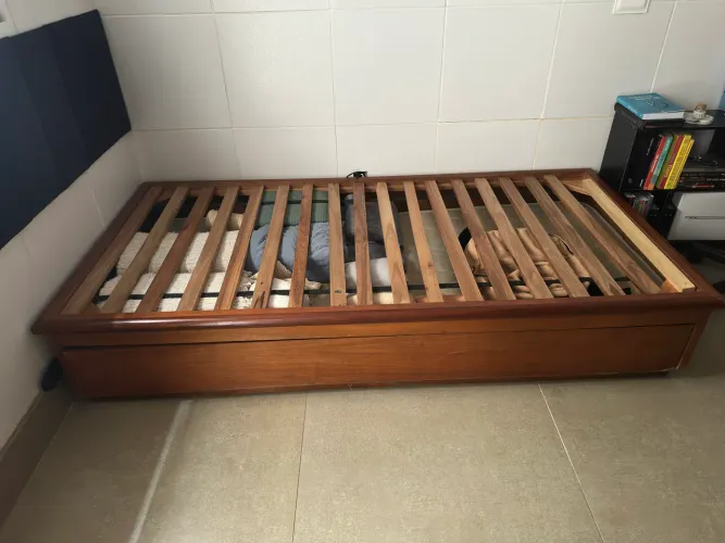 Bicama madeira maciça 