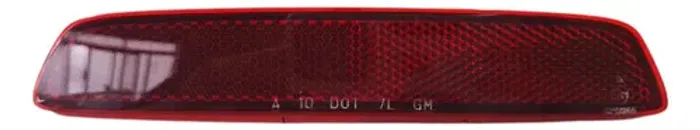 Refletor Olho De Gato Parachoque Tracker 2013 2014 2015 2016 Vermelho