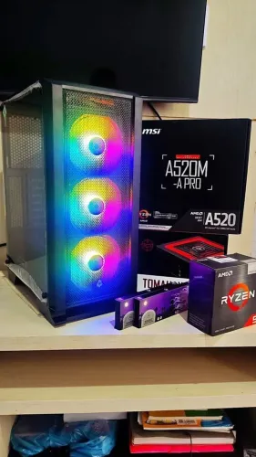 Pc Gamer Ryzen 5 5600g NAROK 16gb DDR4 novo com NVME