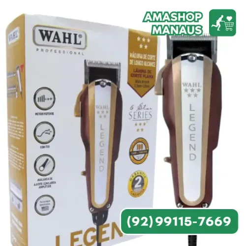 Maquina De Cortar Cabelo Wahl Legend Profissional Na Caixa