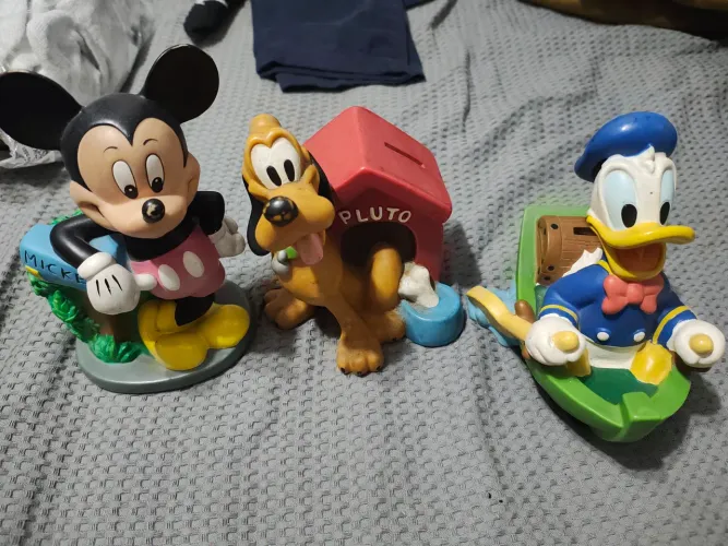 3 cofres Disney originais, década 90
