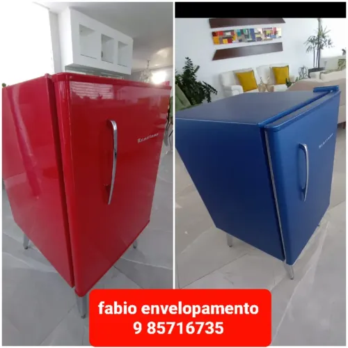 Envelopamento de frigobar
