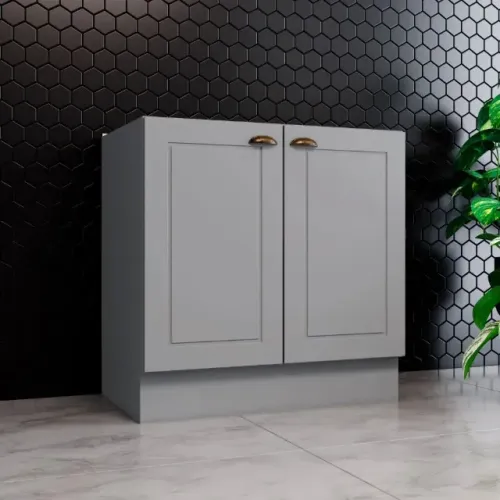 Balcão Duplo 800mm 02pts Americana 100%MDF.