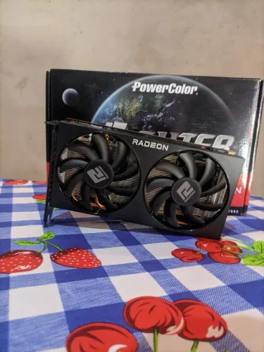 Placa de Vídeo PowerColor AMD Radeon RX 6600 8GB GDDR6 (Excelente Estado)