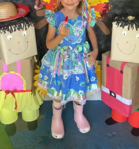 Vestido junino lindo- Lele Petit - Festa Junina