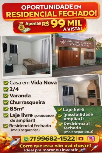Vendo casa em sítio de familia 