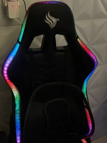 CADEIRA GAMER PICHAU VIENNA RGB PRETA