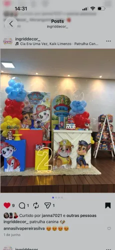 Decoração de festas