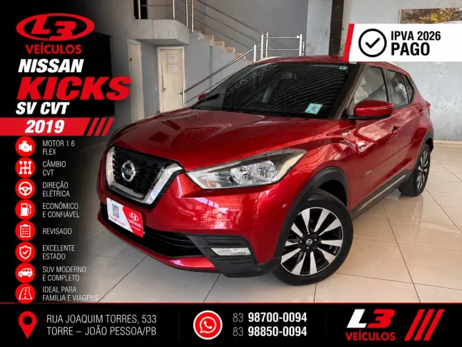 Nissan Kicks SV 1.6 16V Flexstar 5P Aut. 2019