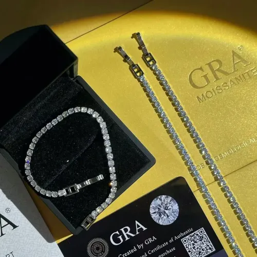Pulseira Riviera moissanite 