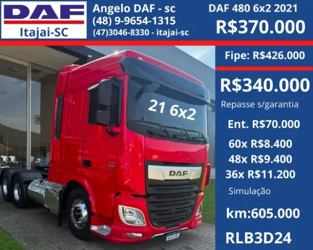 DAF 480 6x2 2021