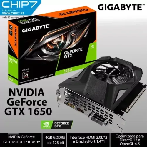 PLACA GRÁFICA GIGABYTE GTX 1650 OC 4GB