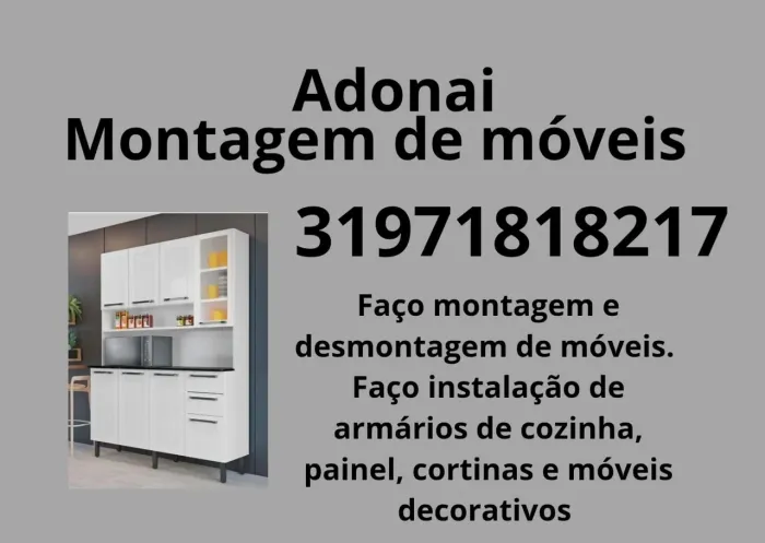 Montagem e desmontagem de móveis em geral 