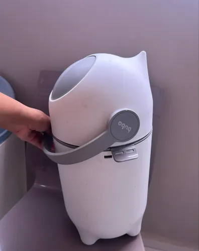 Lixeira Anti-Odor Buba - Branca e Cinza