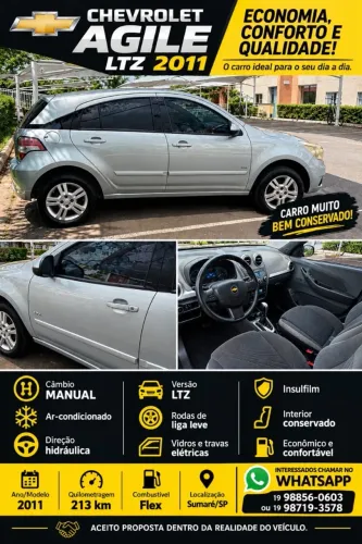 Chevrolet Agile LTZ 1.4 MPFI 8V Flexpower 5P 2011