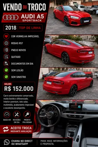 Audi A5 Ambiente Sportb. 2.0 TFSI S Tonic 2018