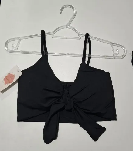 Cropped Top Faixa com Amarração Frontal - Novo (M) 