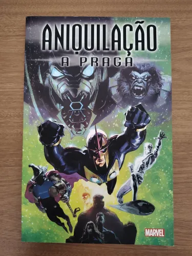 Marvel editora Panini Aniquilação: A praga 200 pág. Capa Cartão excelente estado.