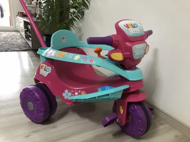 Velobaby bandeirante - triciclo infantil