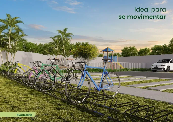 IDEAL LIBERDADE  Condomínio com Bicicleta e Pomar